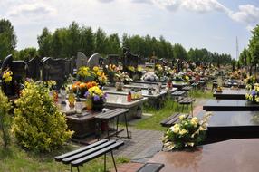 decorated Cemetery Graveyard