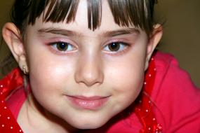 Girl Brown Eyes Portrait