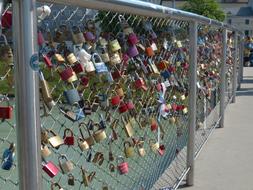 Love Locks Castles Fence