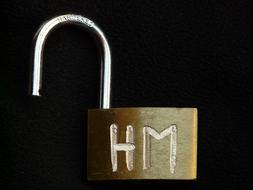 Padlock Metal Metallic