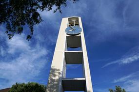 the tower with time on the site