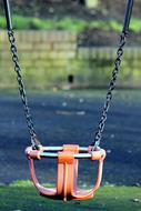 orange chain swing