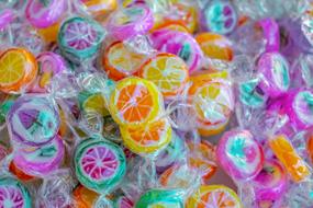 dainty Candy Motif Fruits