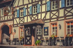 Colorful nice Architecture Fachwerkhaus