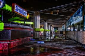 photo of an abandoned bar