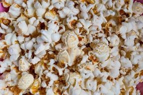 Popcorn, fast food background