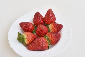 appetizing Strawberries Freson Red