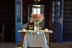 Old House with Flowers