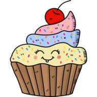 cupcake fairy cake drawing