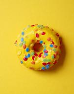 yellow Donut Cake