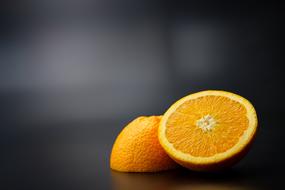 closeup view of Orange Fruit Citrus