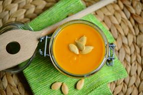 sweet pumpkin cream soup