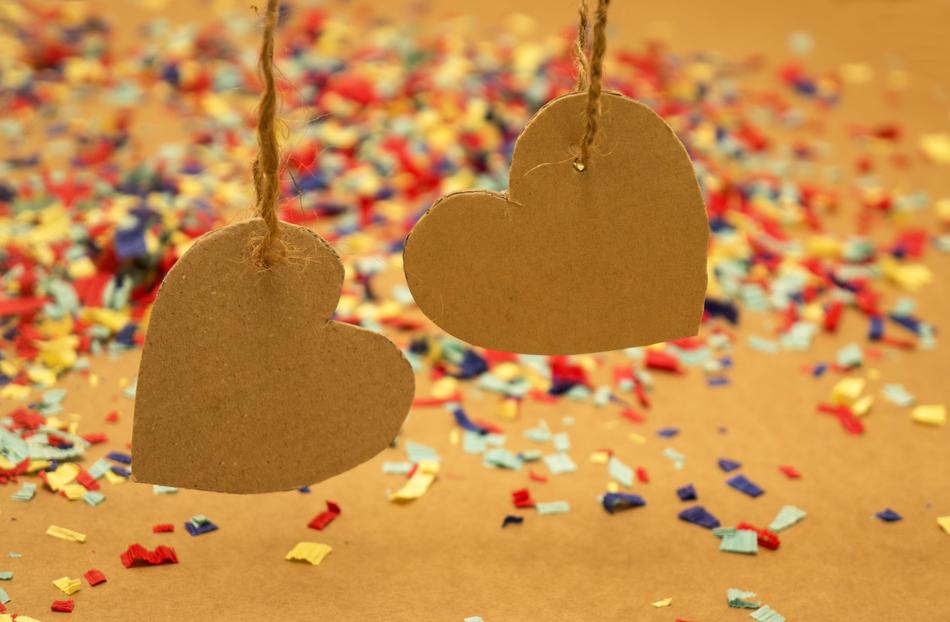 Heart Paper Background
