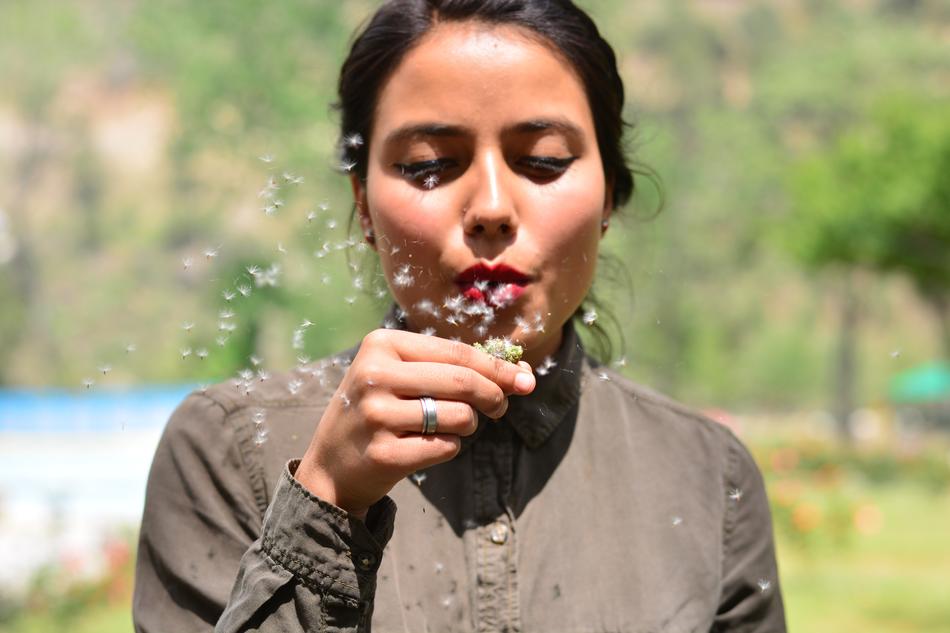 Girl Flower Nature Photography