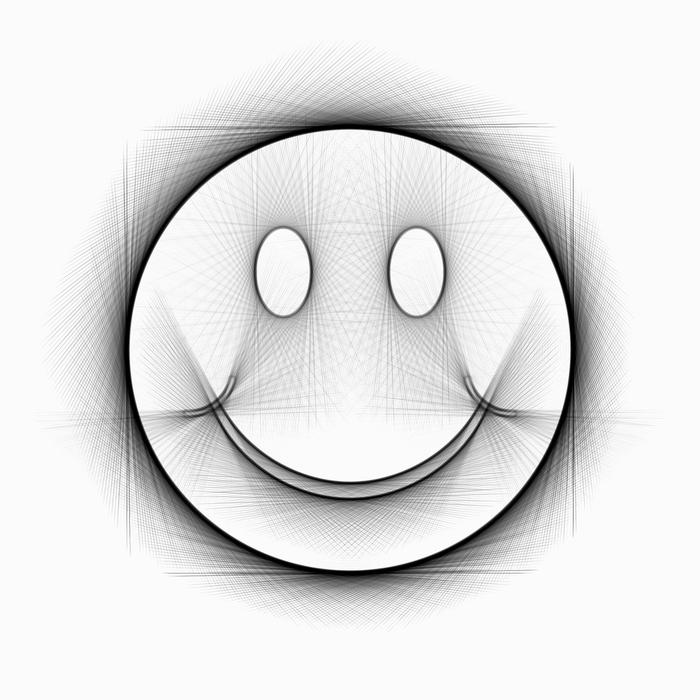 smiley laugh drawing