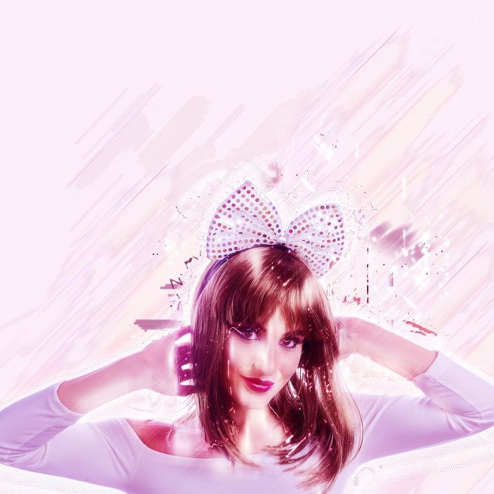 girl bow hair face rosa
