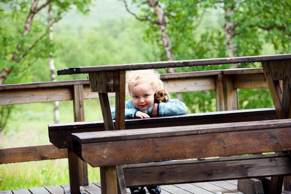 Innocence Child Curious Under The