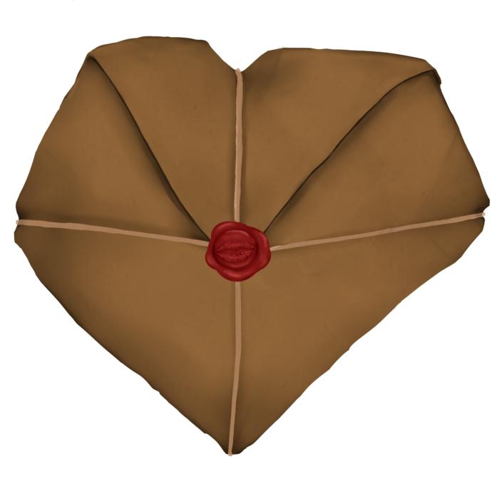 heart parcel package love symbol
