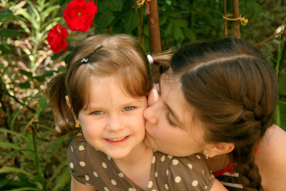 Sisters Love Portrait