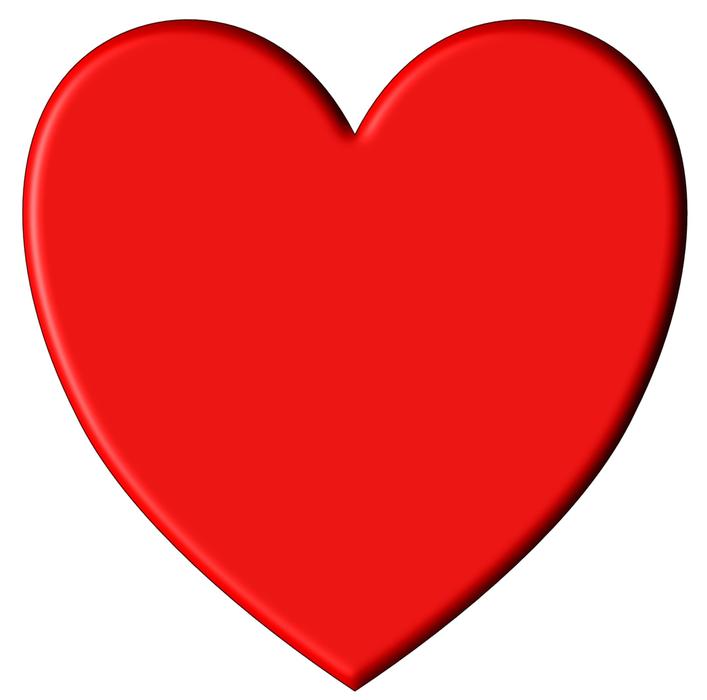 icon shape symbol red love heart