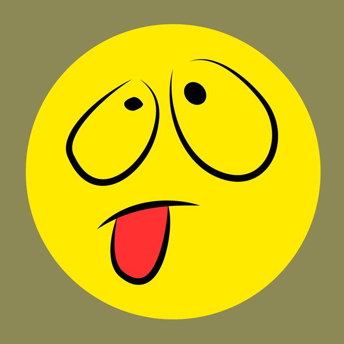 smiley emoticon cheeky sly fox