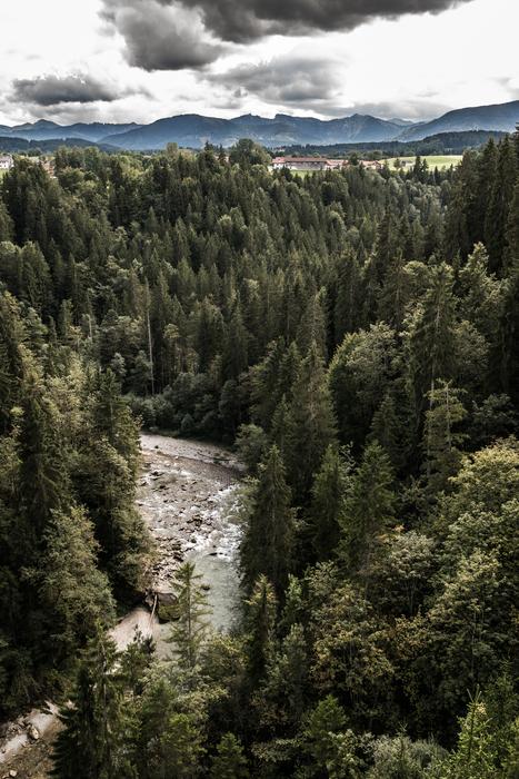Bach River Ammer Gorge