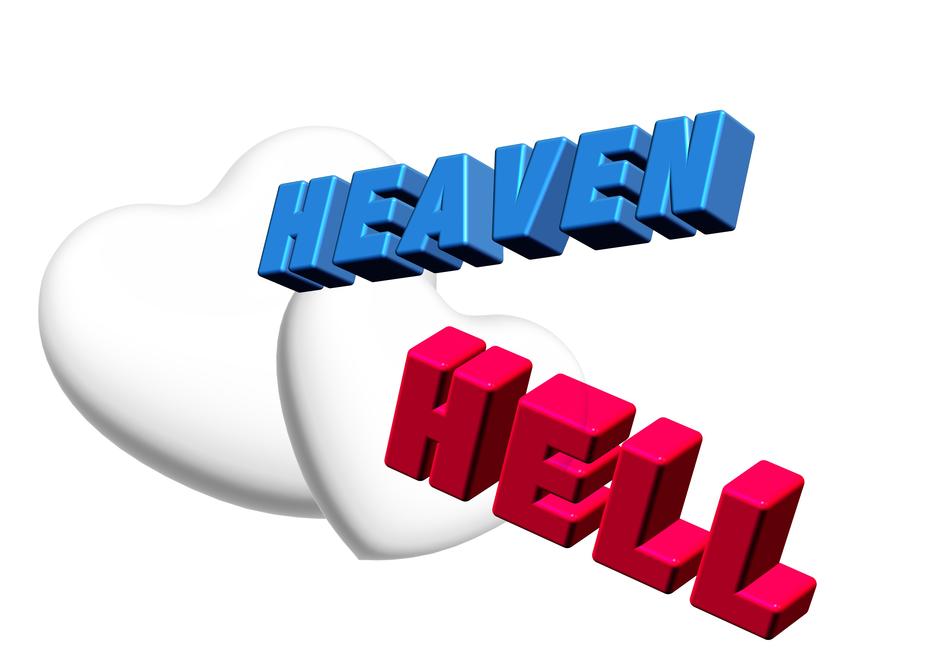 sky hell heart direction faith