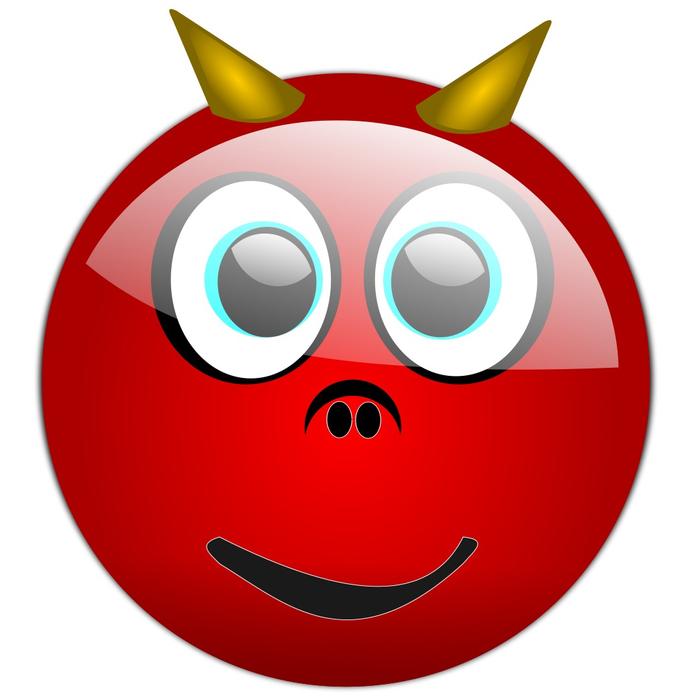 devil demon happy emoticon smiley