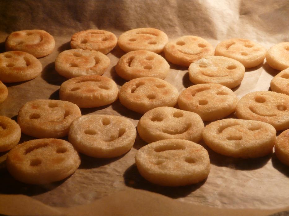 Faces Laughing cookies