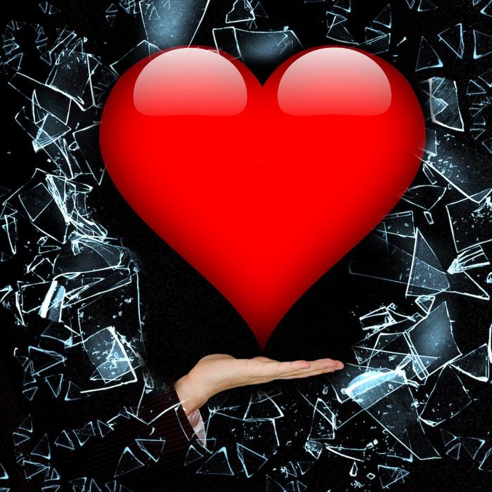 saint valentine day heart hand