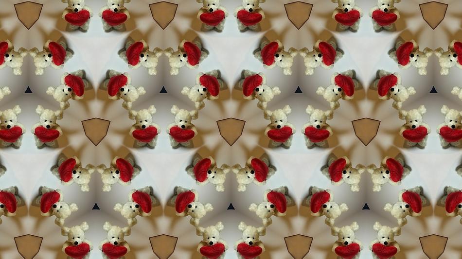 background valentine s day bear