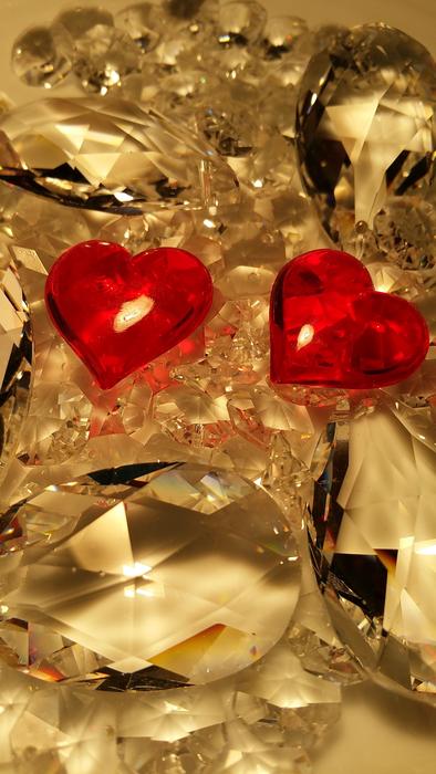 Valentine'S Day Love Crystal Glass