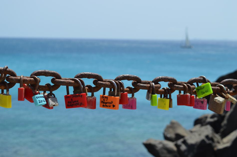 colorful locks decorations