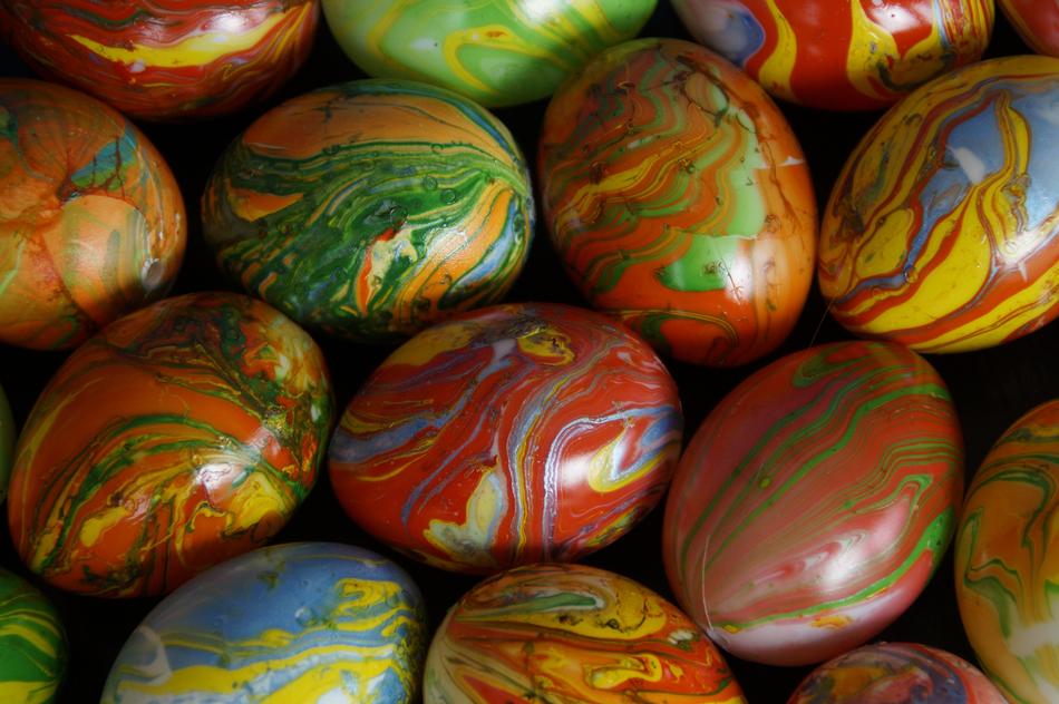 Marbled Easter Eggs