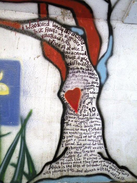 Graffiti Wall Wordsworth art