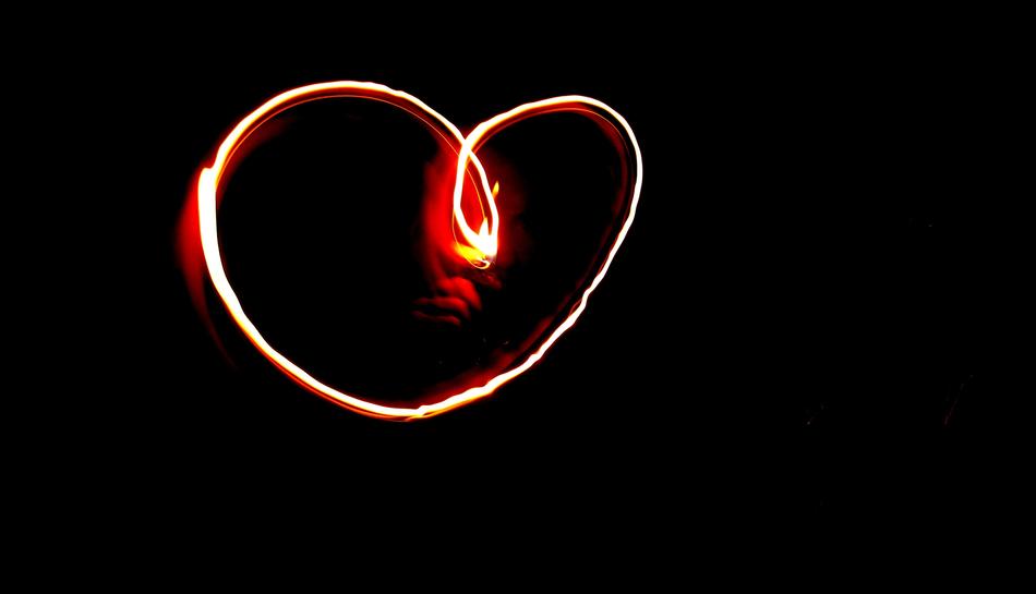 Love Long Time Exposure Light