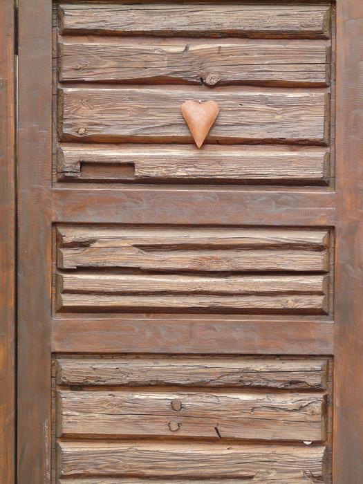Heart Door Wooden