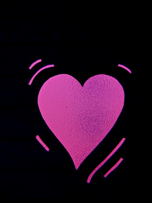 figure heart herzchen love violet