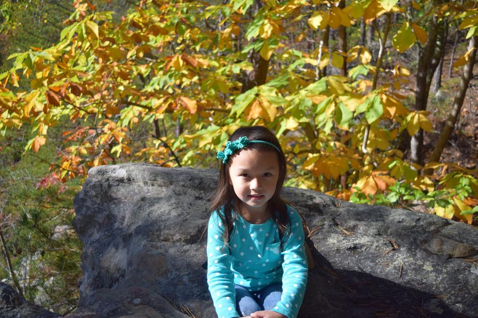 Smiling Girl Autumn