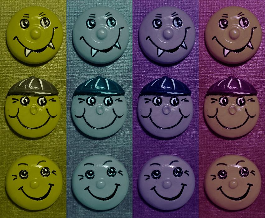 Smilies Funny Color