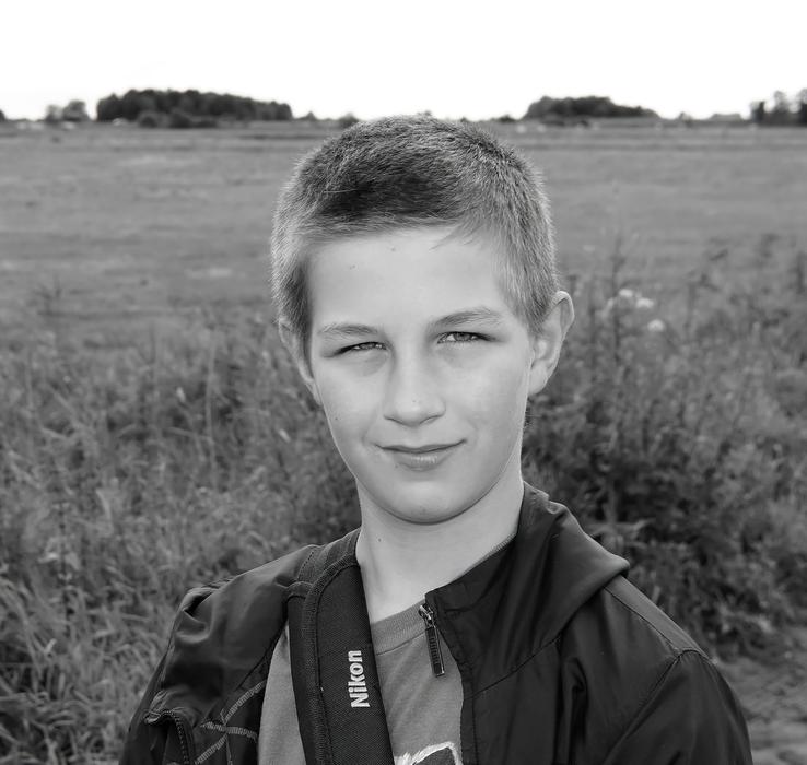 Boy Teenager Self Confident portrait