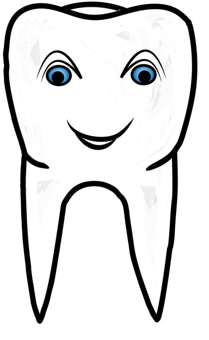 cartoon dental dentistry healthy