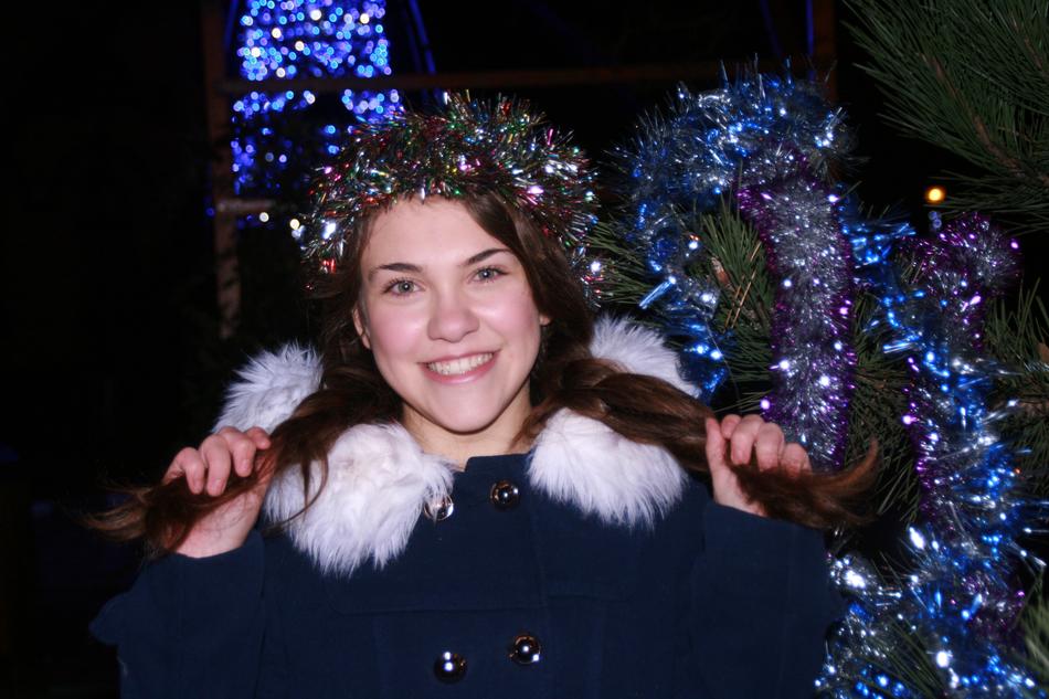 Girl Christmas Tree