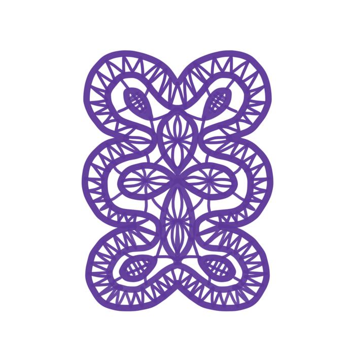 gingerbread bauble lace openwork