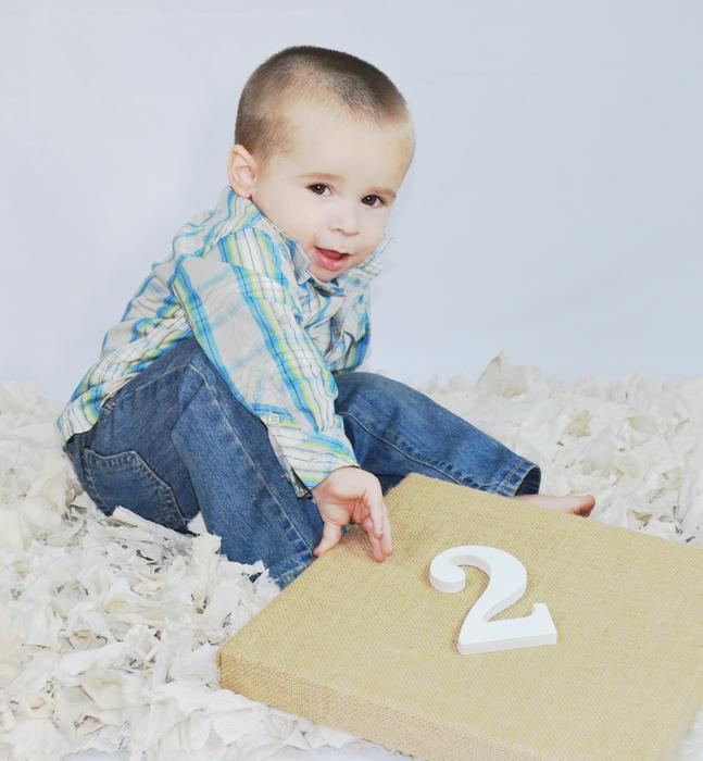 Little boy two years old