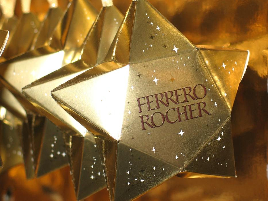 Star shaped ferrero Chocolate