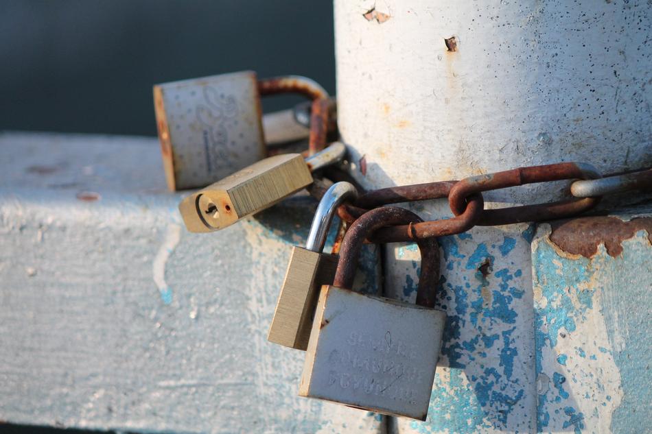 Padlocks Love Iron