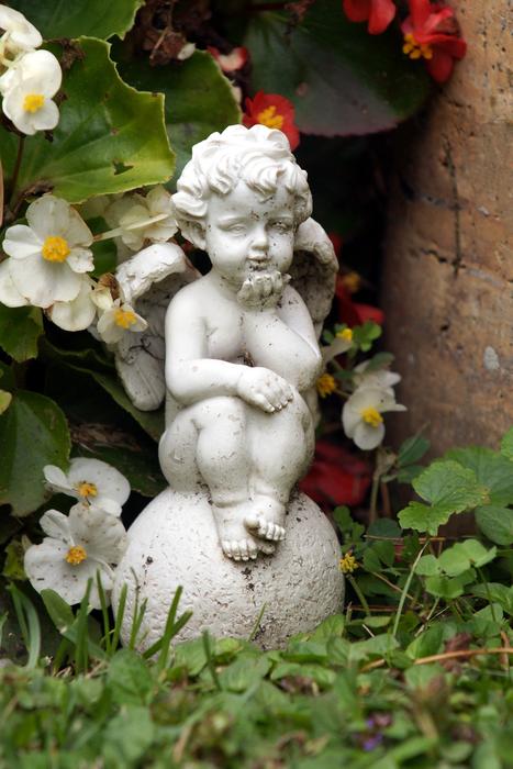 Angel Contemplative Figure