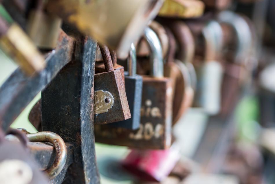 By Wlodek Padlocks Old Bridge
