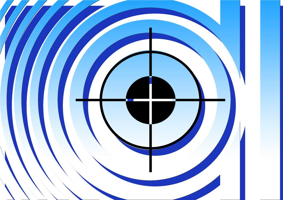 crosshair visor focal point center